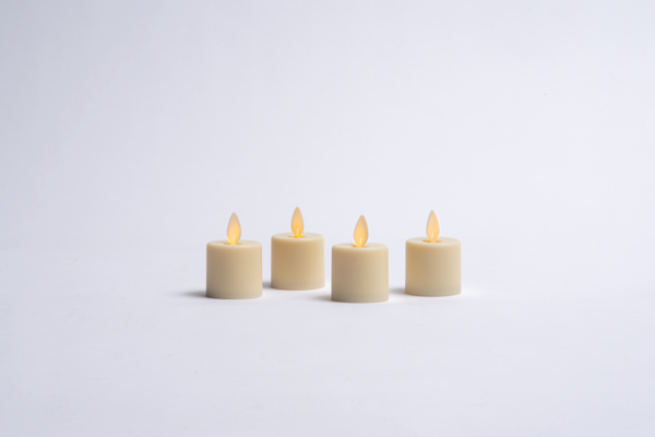 Flickering Flame Tealights Set (4 pc. set)