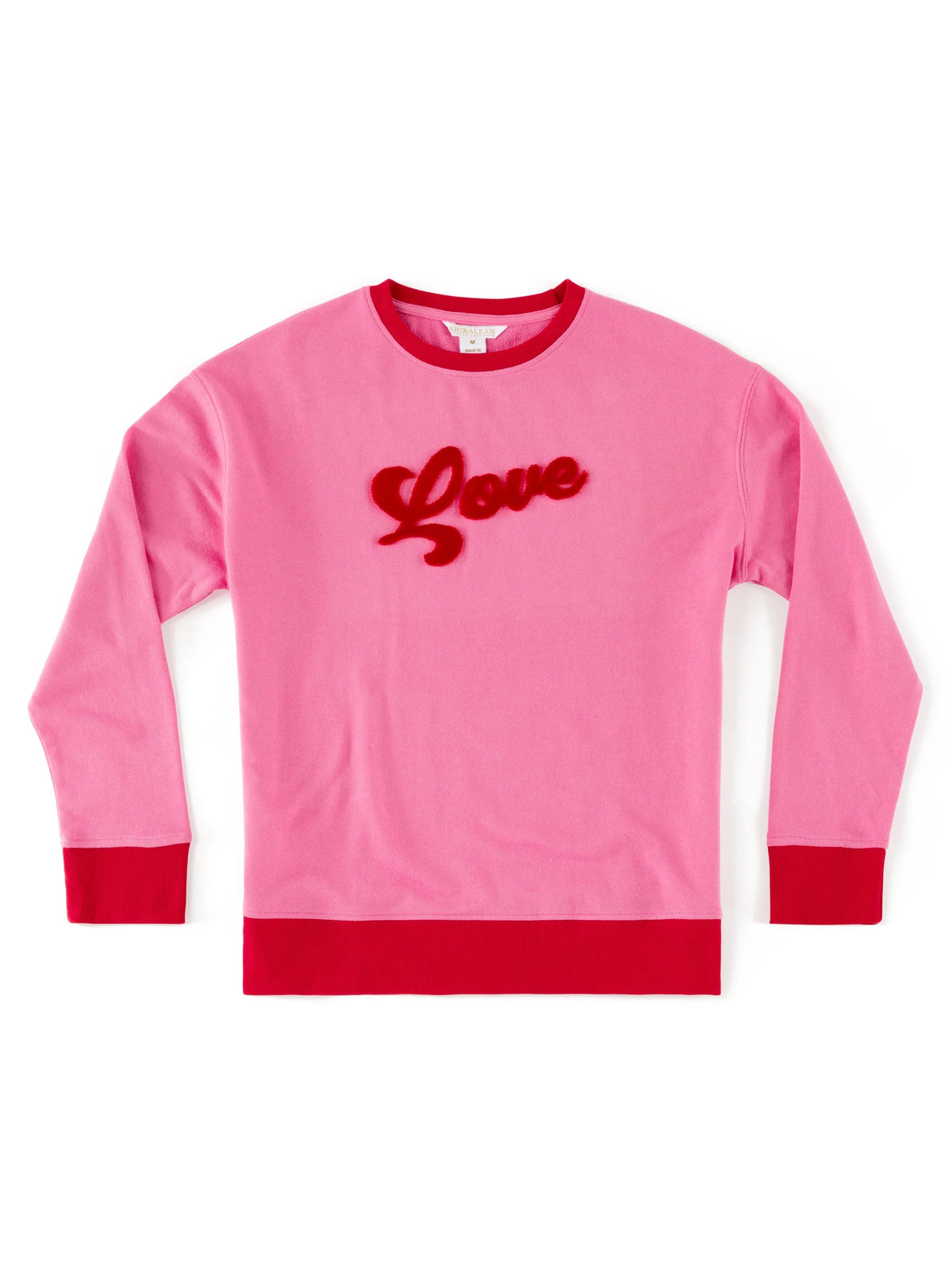 Shiraleah "Love" Sweatshirt - Pink & Red