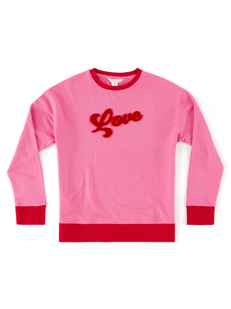 Shiraleah "Love" Sweatshirt - Pink & Red