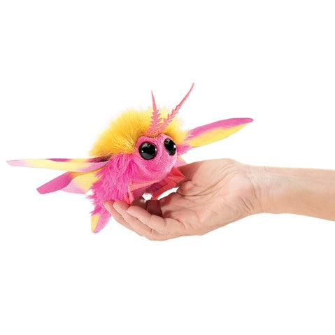 Folkmanis - Mini Rosy Maple Moth Finger Puppet