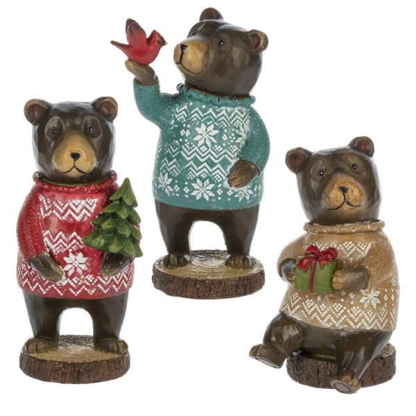 Bears in Sweaters Figurines