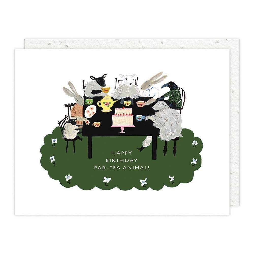 Par-Tea Time Birthday Card