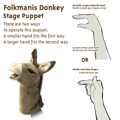 Folkmanis Donkey Puppet