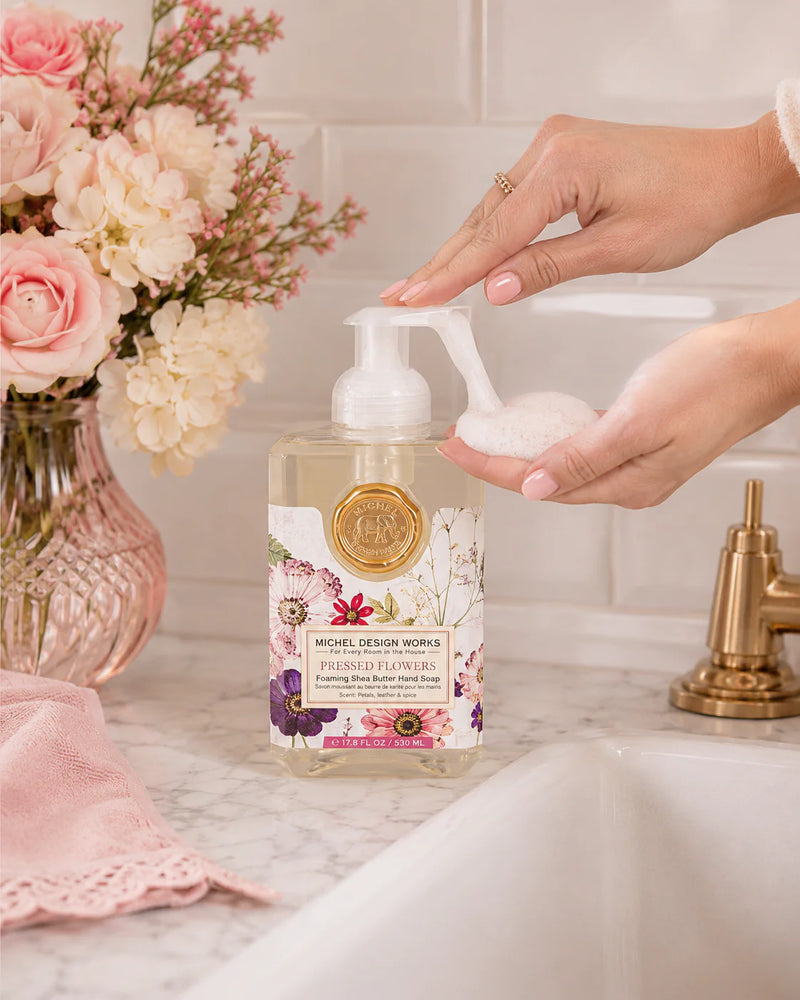 Michel Design - Pressed Flowers Foaming Soap