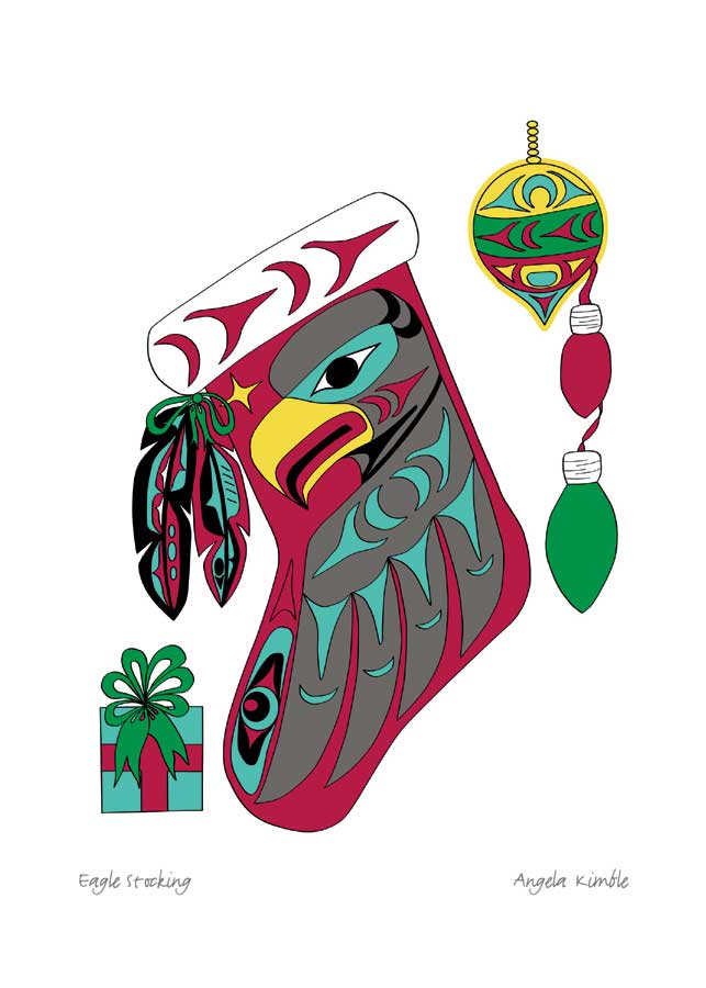 Eagle Stocking Card