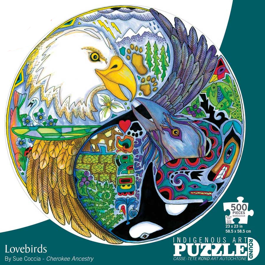 Lovebirds 500 Piece Puzzle