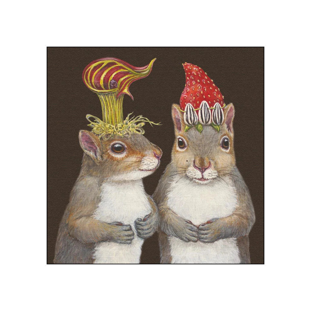 Sam & Kris Beverage Napkins