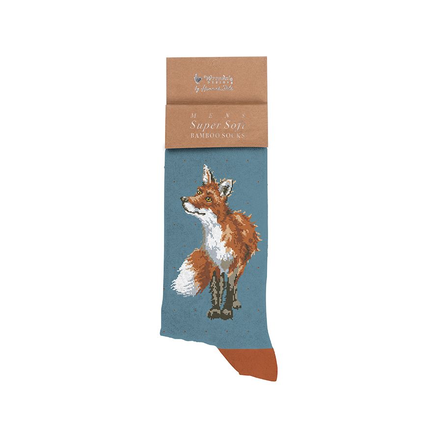 Fox Men's Socks - Bright Eyed and Bushy Tailed