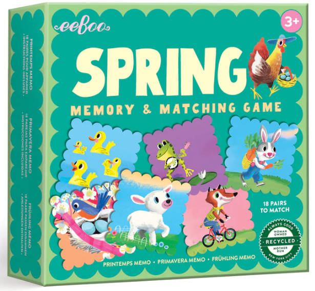 Spring Little Square Memory Game