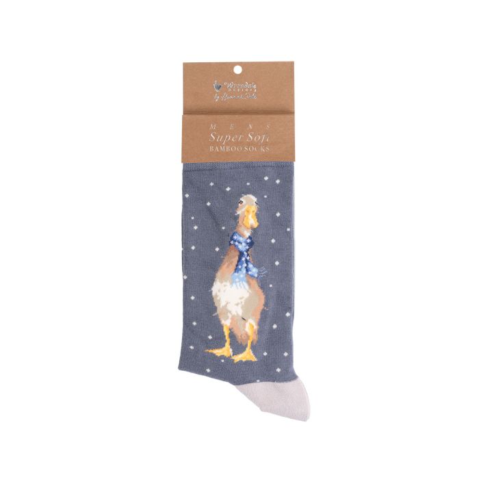 Men's Christmas Socks - Christmas Scarves Duck