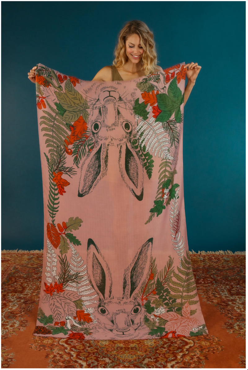 Print Happy Hare Scarf