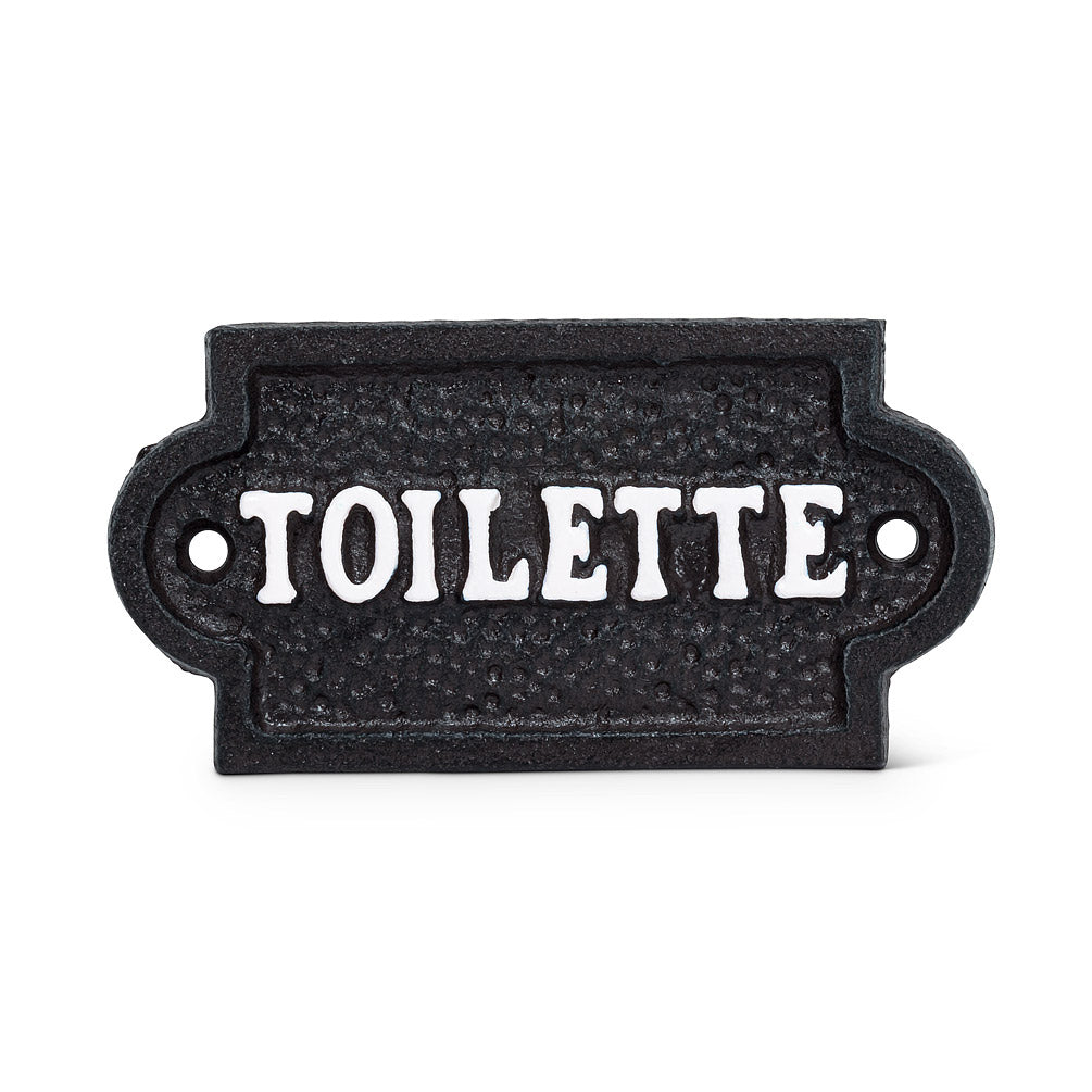 Small Toilette Sign
