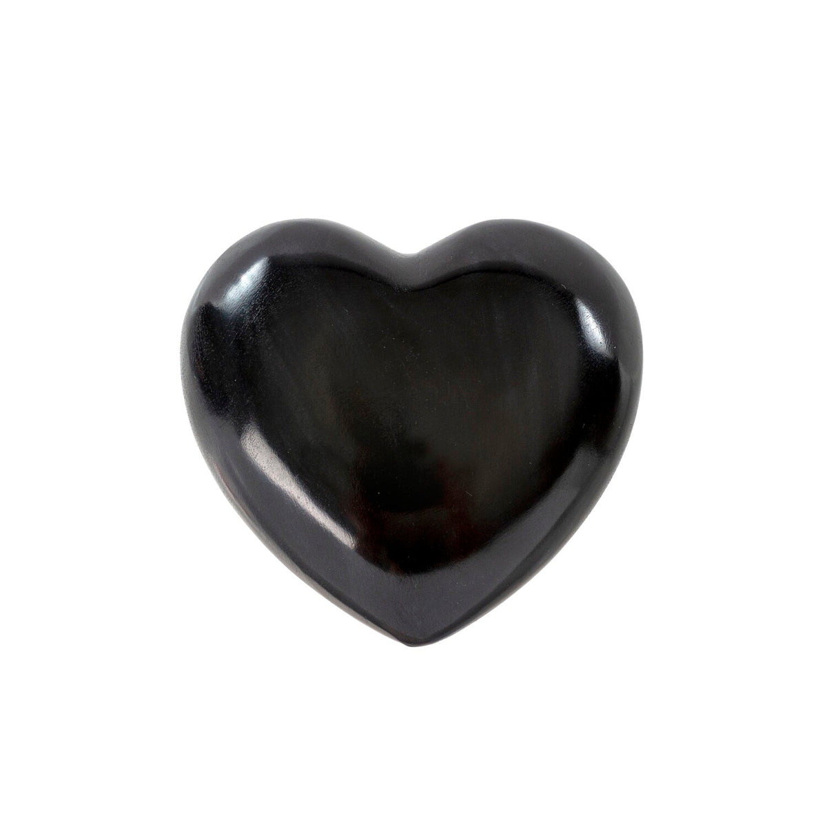 Soapstone Heart Large Black