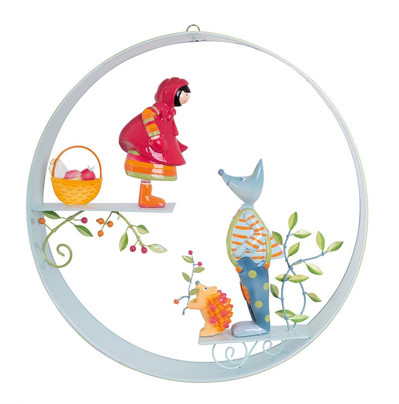 Mobile Hoop with Red Riding Hood and the Wolf Scene - Decoration