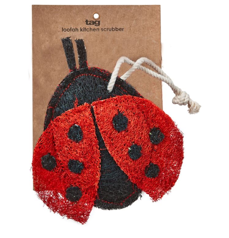 Ladybug Loofah Scrubber