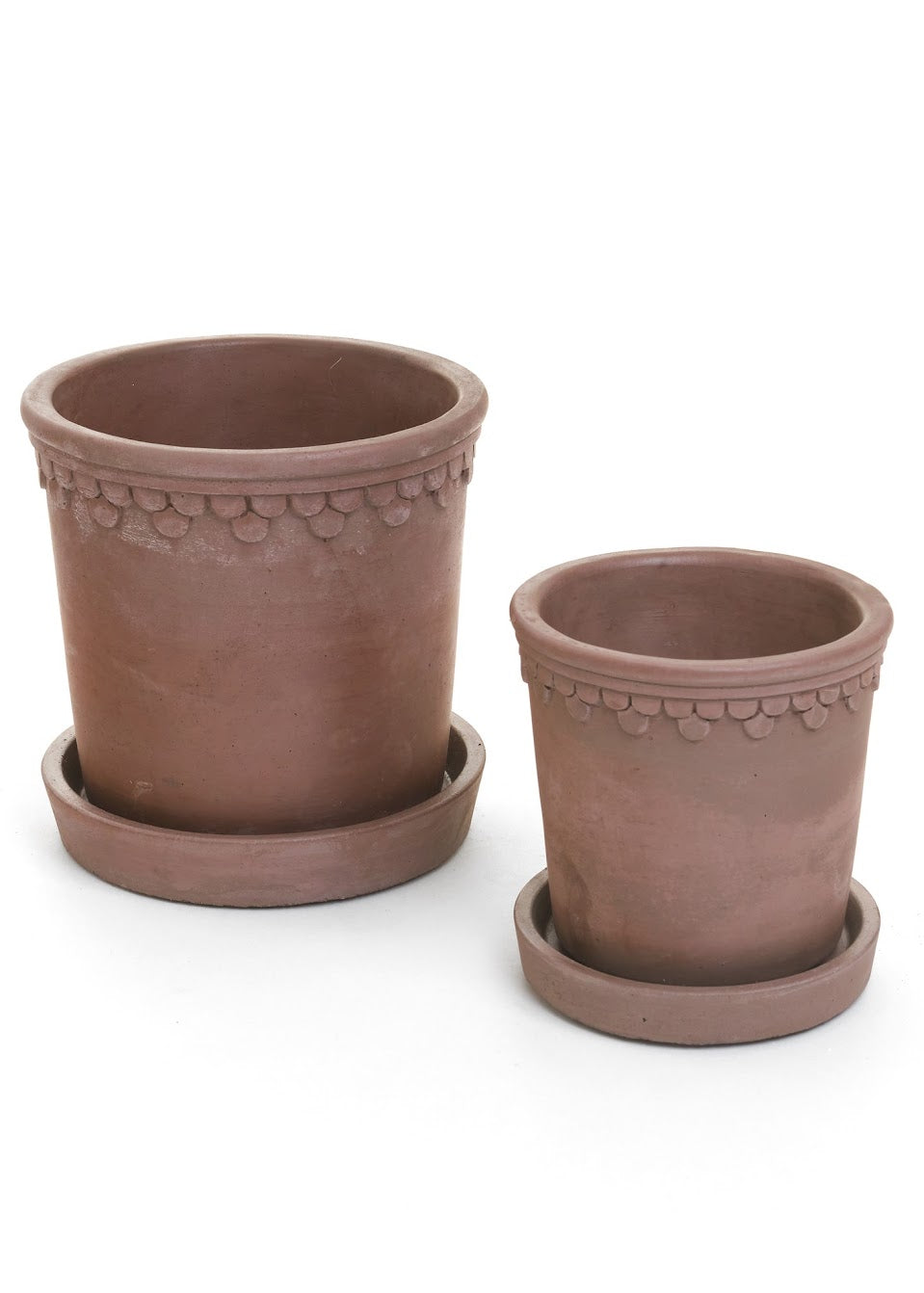 Small Ceramic Pot with Saucer