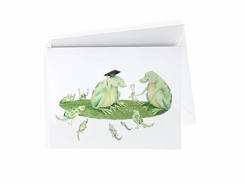 Graduation Card- Frog and Tadpoles