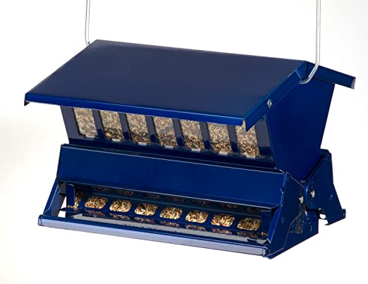 Woodlink Absolute II Double Sided Squirrel Resistant Feeder (Blue)