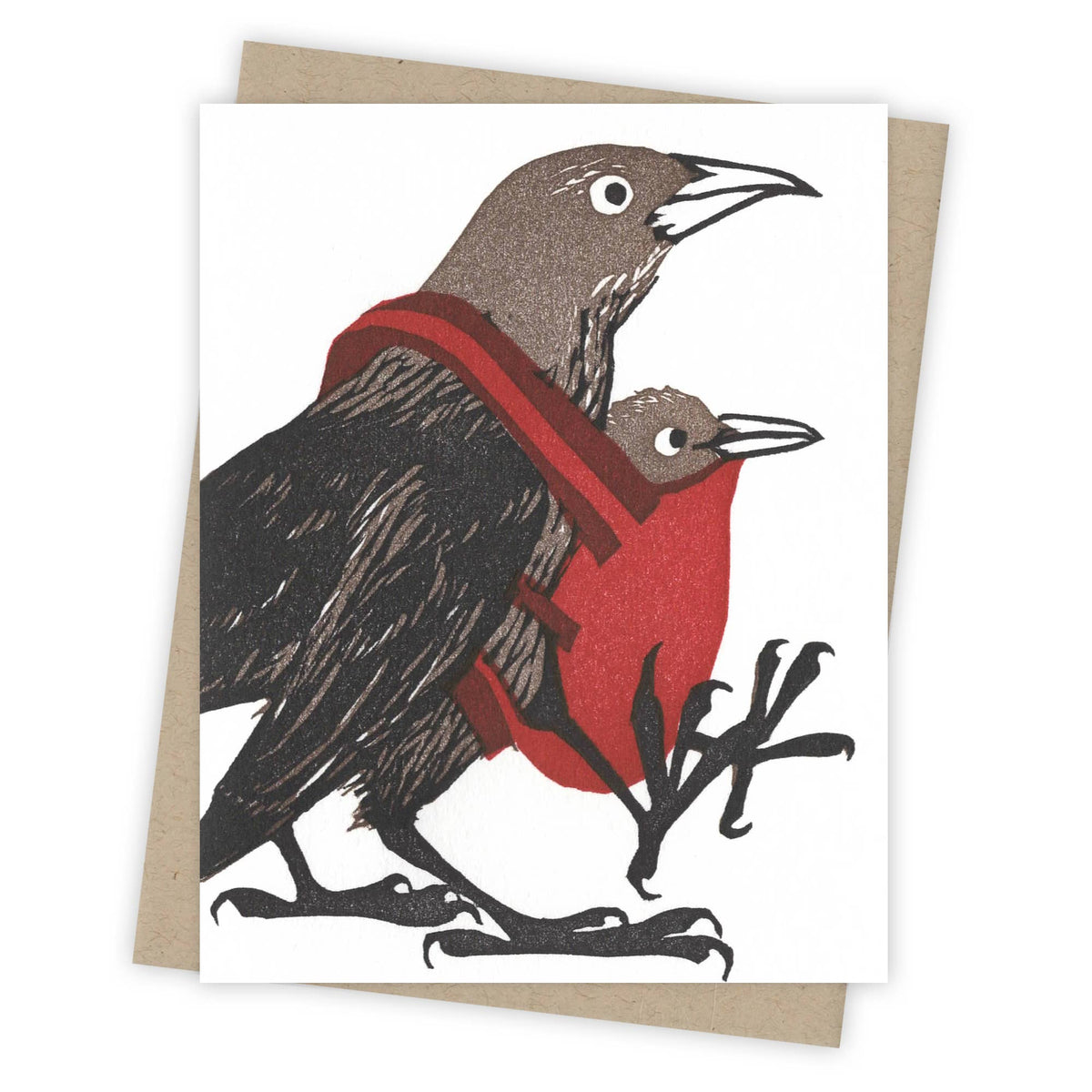 Burdock & Bramble - Babywearing Grackle Card