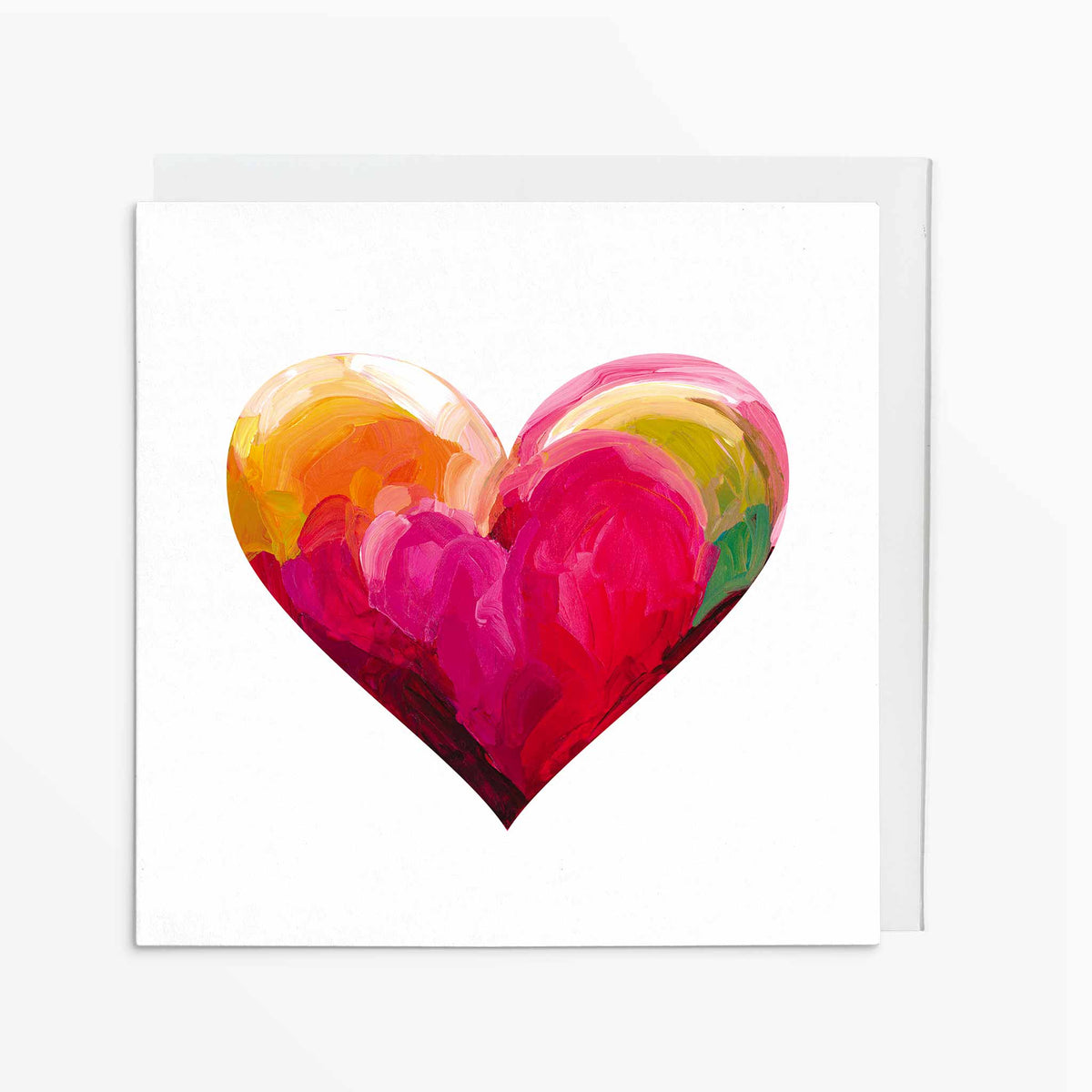 Susannah Bleasby Art - Love Colourfully Art Card | Love heart | Valentine Card