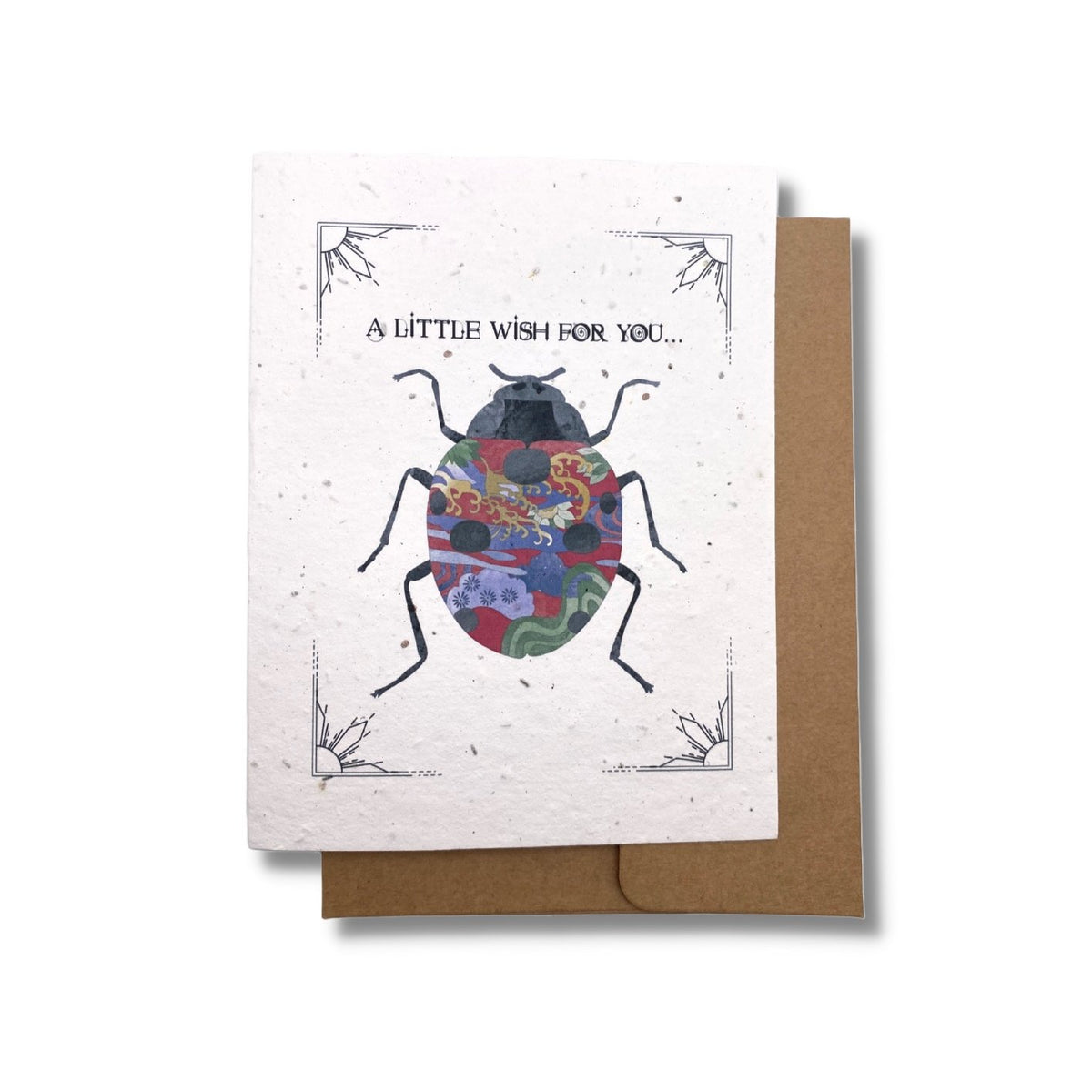 Lucky Ladybug Plantable Greeting Card by HOA Collective