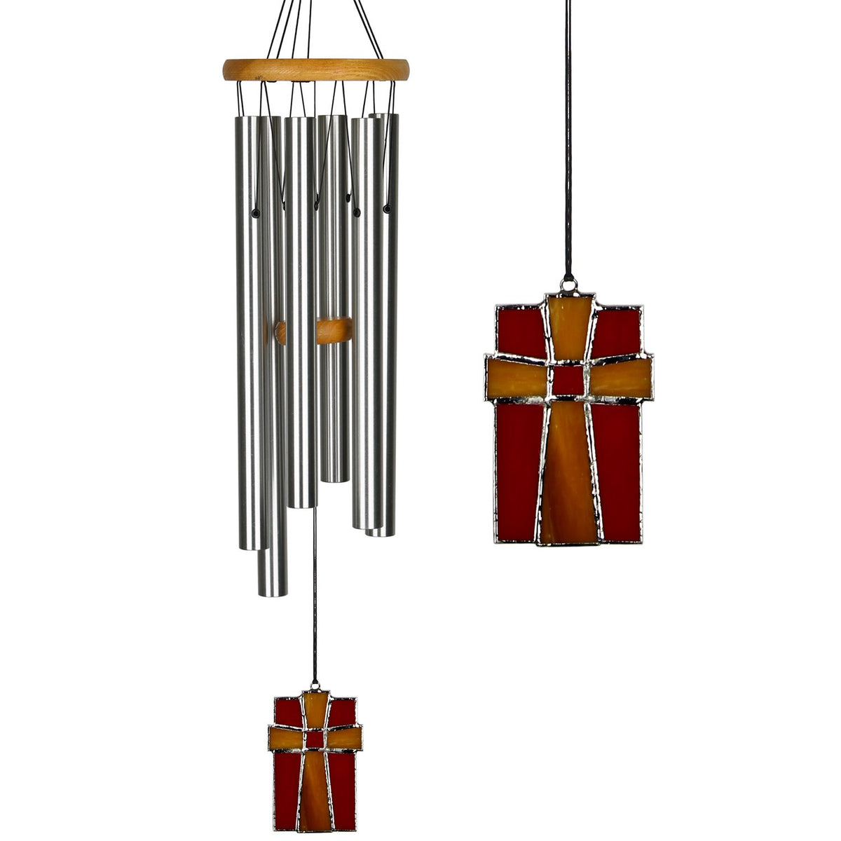 Amazing Grace Chime in Medium with Stained Glass