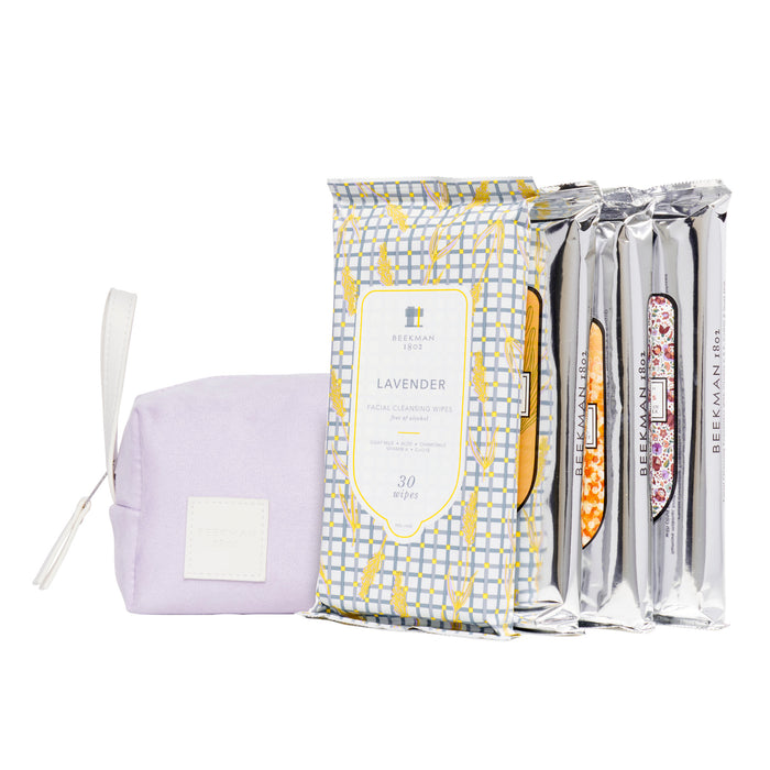 Four Pack Face Wipes Gift Set