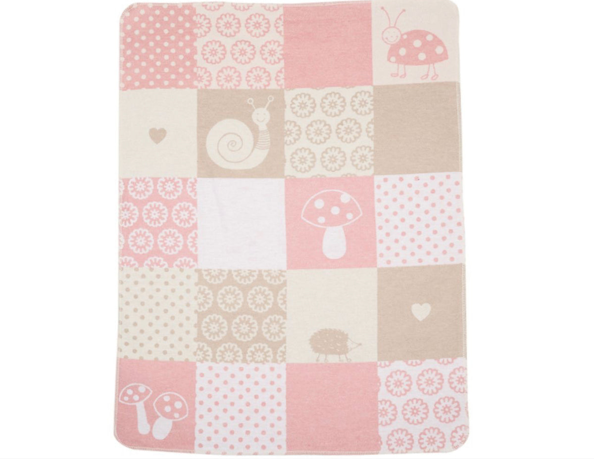 Juwel Baby Blanket - Patch Pink