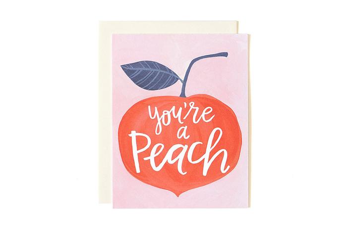 Thank You Card- You're A Peach