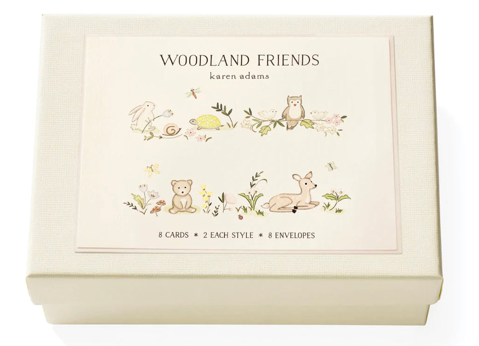 Woodland Friends Note Card Box