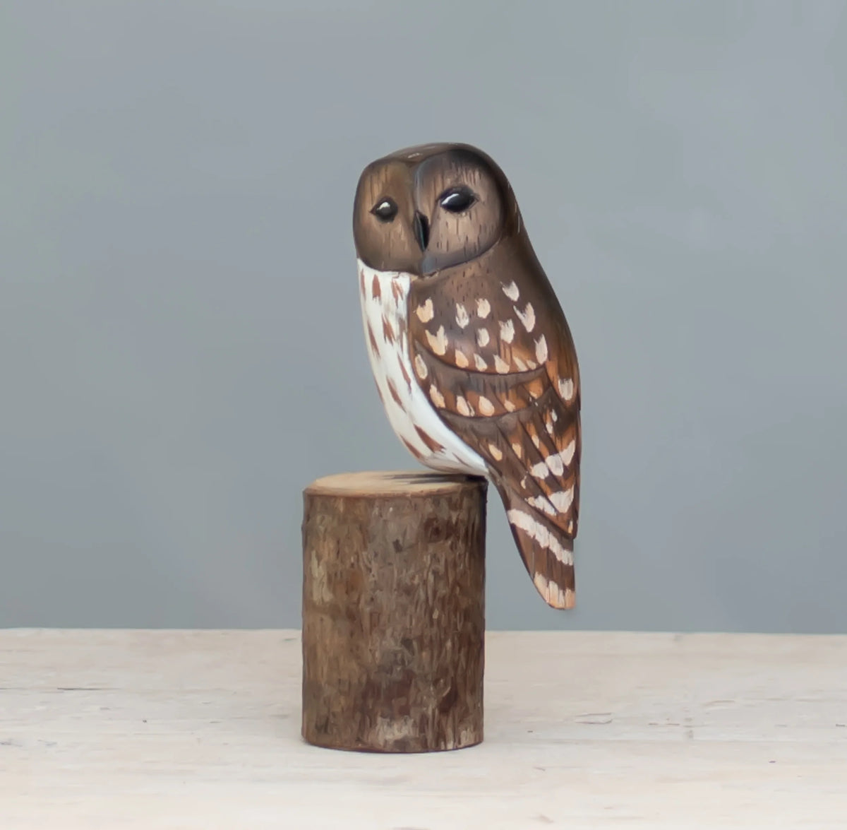 Owl - Mini Barred 5”H