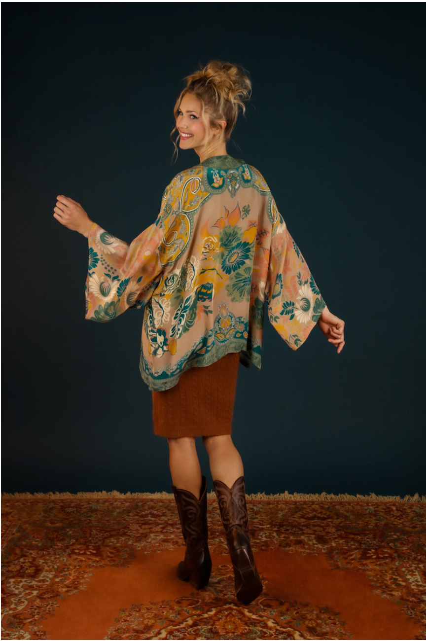 Flowery 2025 kimono jacket