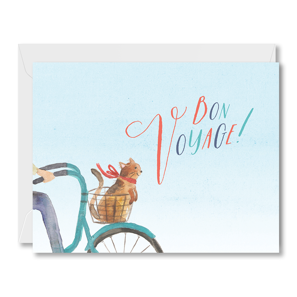 Congratulations Card- Bon Voyage!