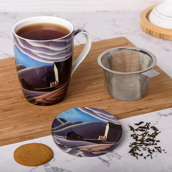 McIntosh Tea Mug w/ Infuser and Lid - Harris Ice House