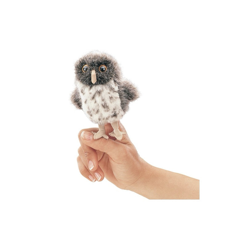 Folkmanis Mini Spotted Owl Finger Puppet