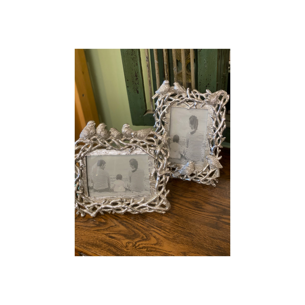 Assorted Silver Finished Bird Picture Frame