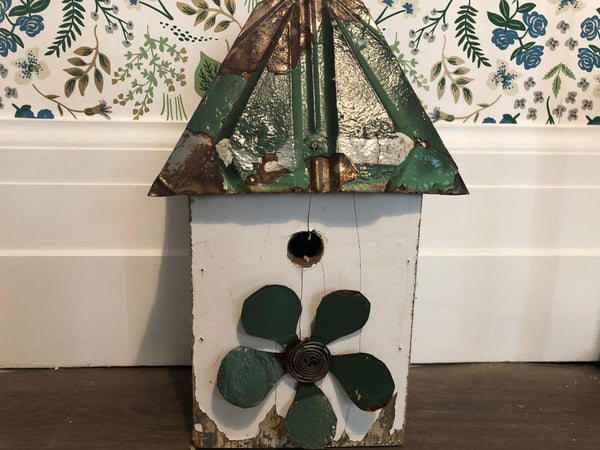 The Saltbox Shoppe-Unique Recycled Wood Birdhouse