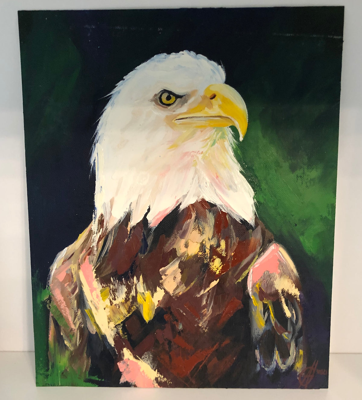 Bald Eagle Oil Painting