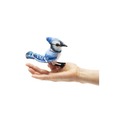 Folkmanis Mini Blue Jay Finger Puppet