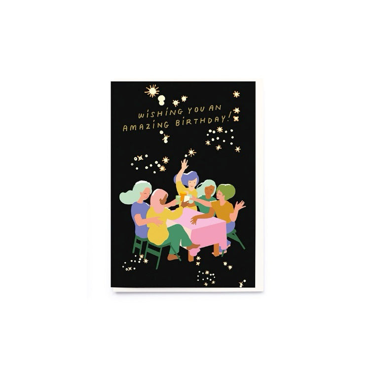 Party Under The Stars Birthday Card