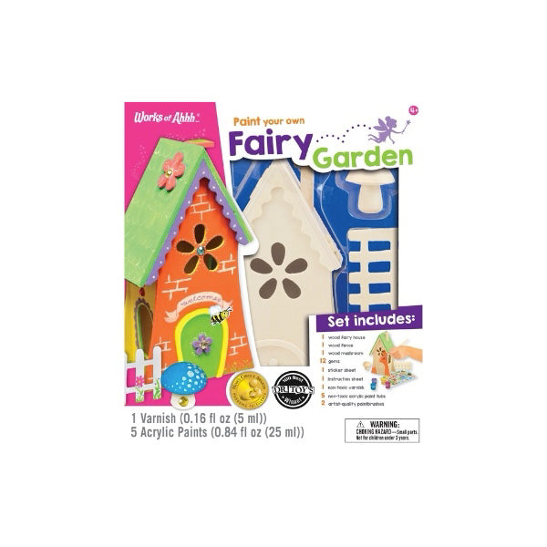 Fairy Garden Wood Paint Kit