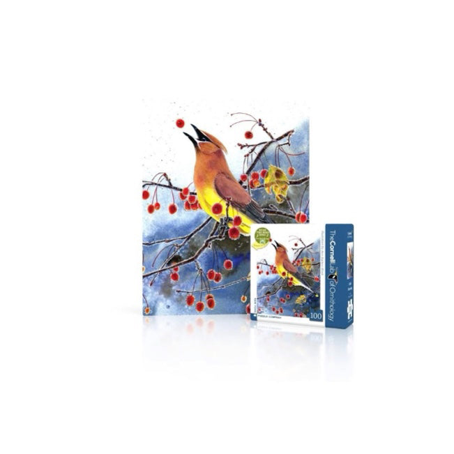 Cedar Waxwing 20 Piece Mini Puzzle