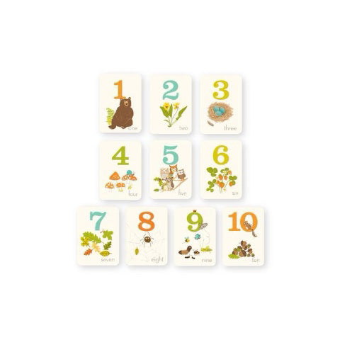 Sea Urchin Studio- Woodland Number Counting Cards