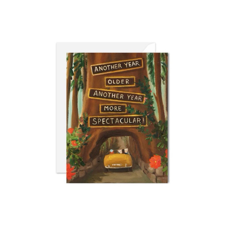 Janet Hill Card- Birthday Redwood