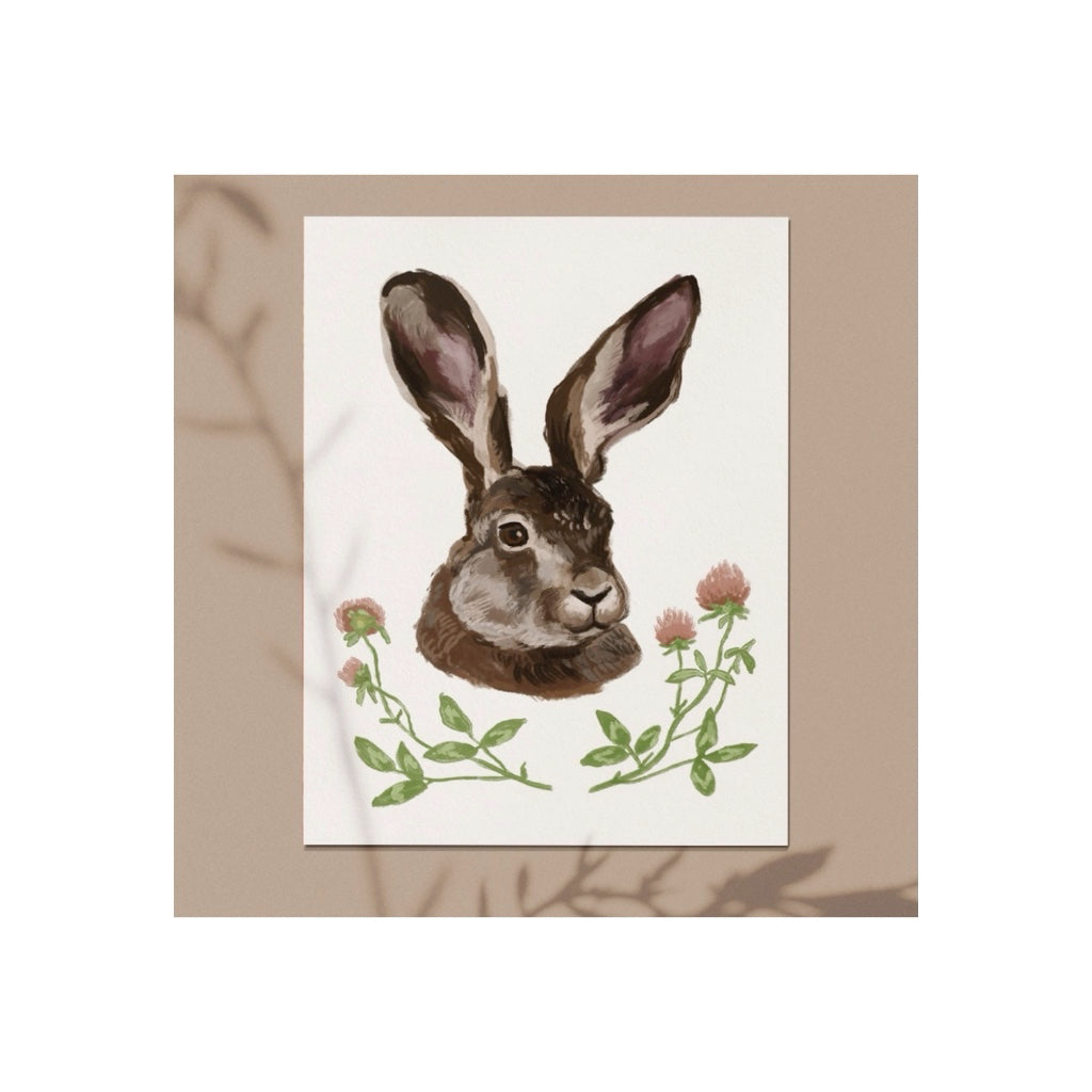Ingrid Press Rabbit Portrait Card