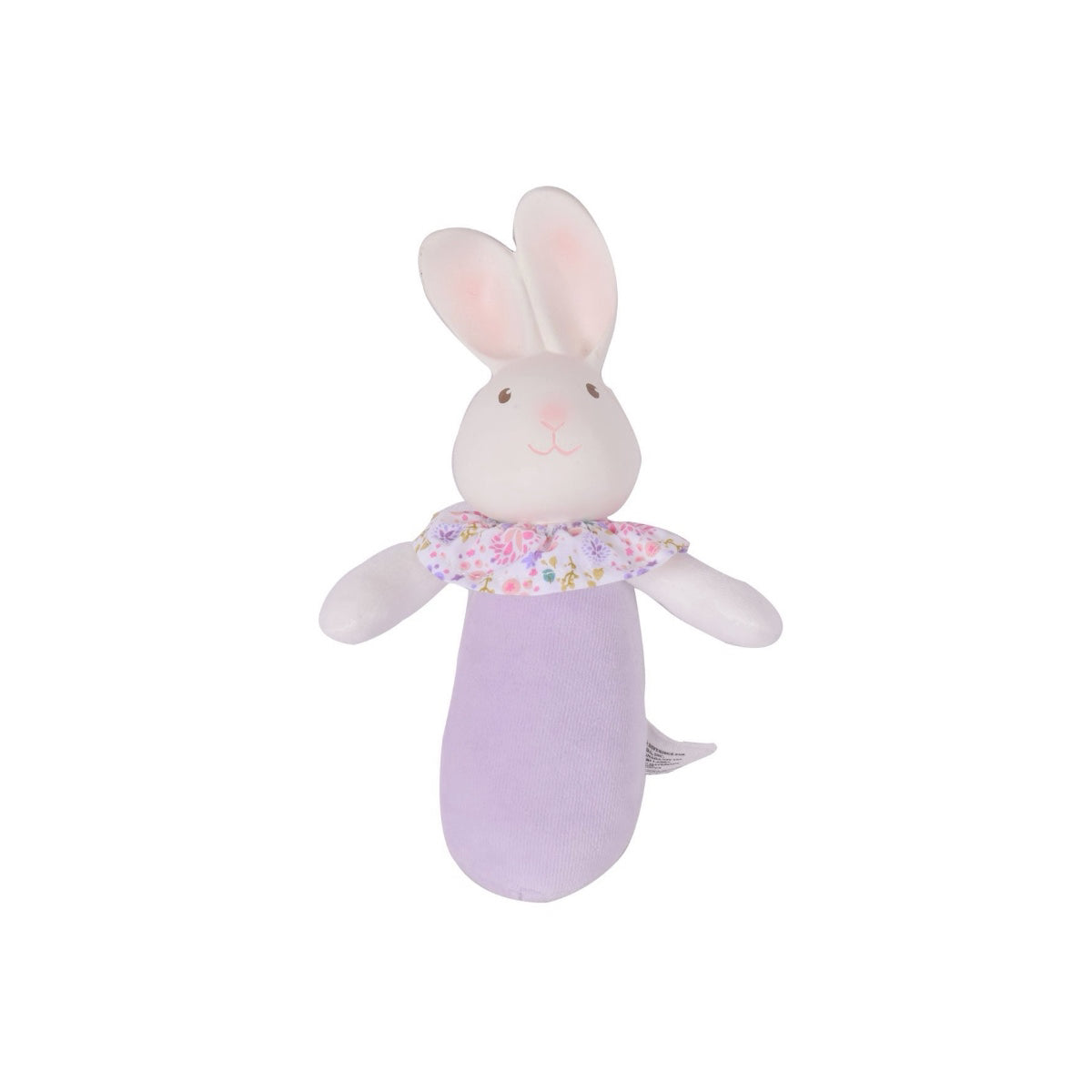 Havah The Bunny- Soft Squeaker Toy With Natural Rubber Head
