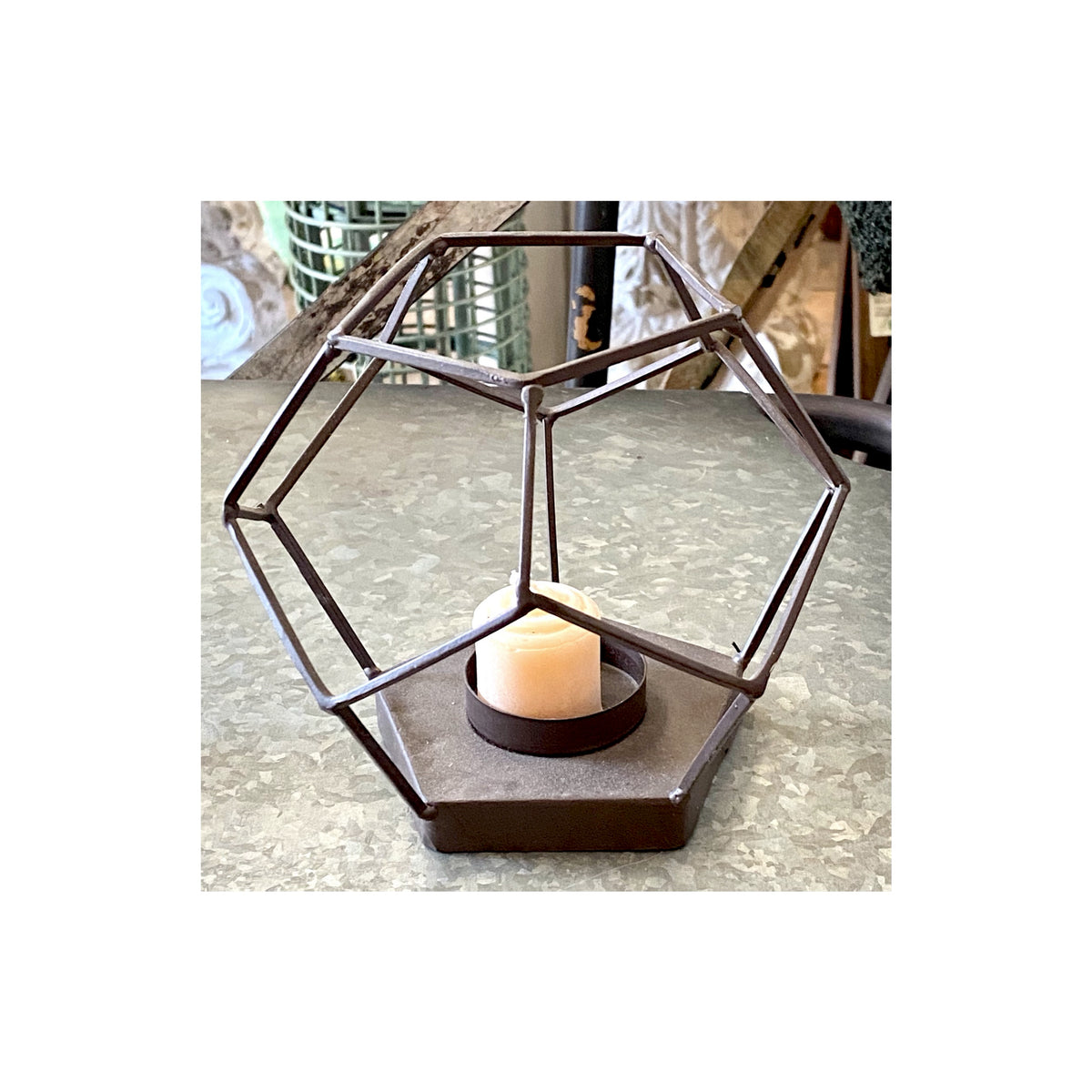 Tealight- Hexagon Holder 6"