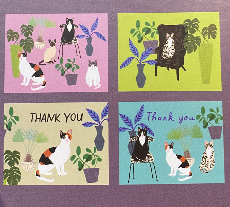 Roger la Borde Boxed Cards- Kitty Cats