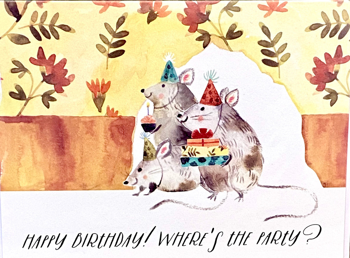 Birthday Card: Where's The Party?