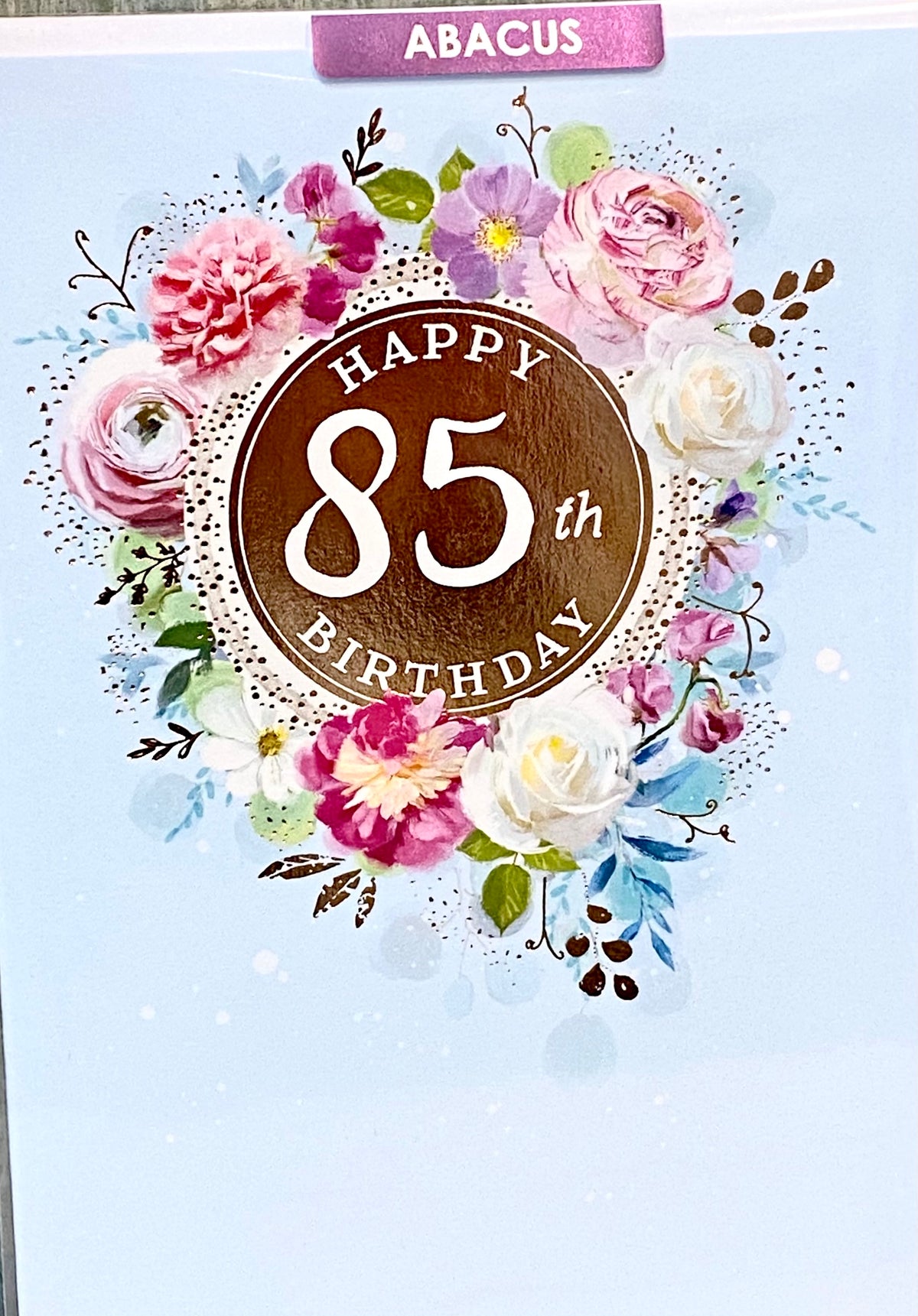 Birthday Card: Happy 85th Birthday